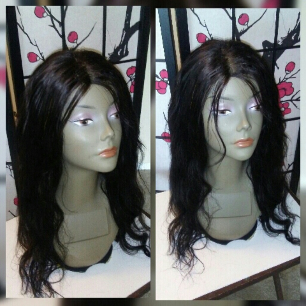 20" Brazilian virgin human full hair wig
